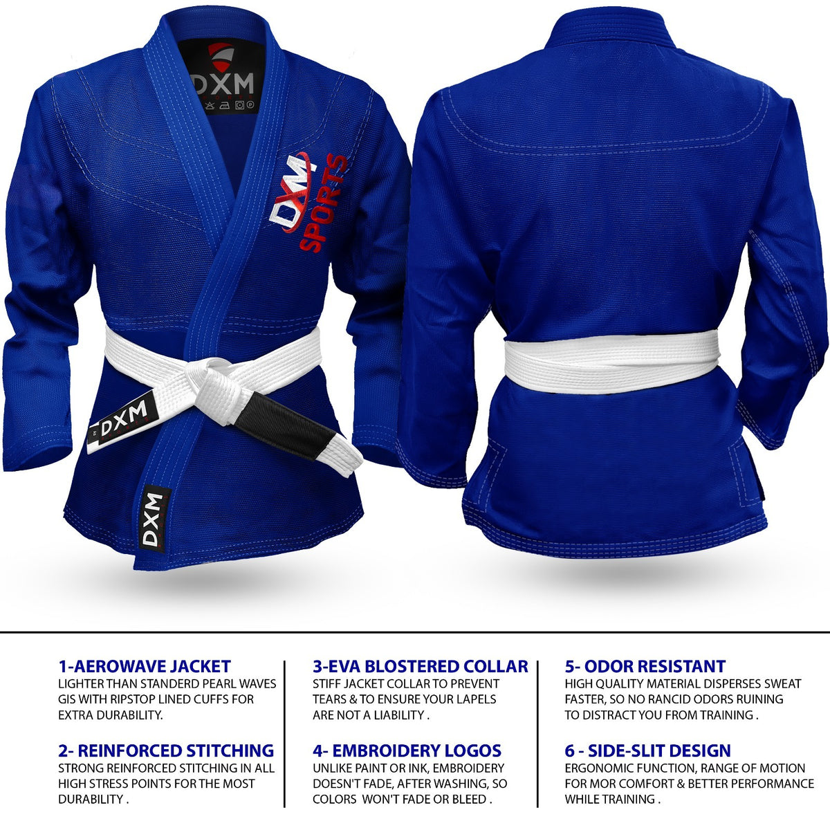 Kids Brazilian Jiu Jitsu Gi Uniform - Shoyoroll Style Youth BJJ Suit with White Belt
