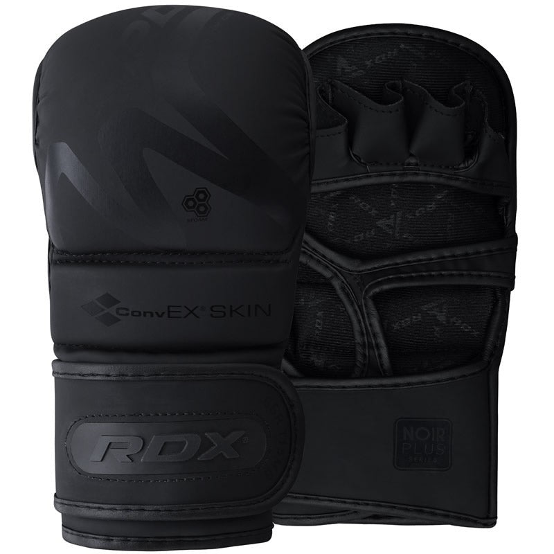 RDX T15 Noir MMA Grappling Gloves 7oz with Knuckle Protection