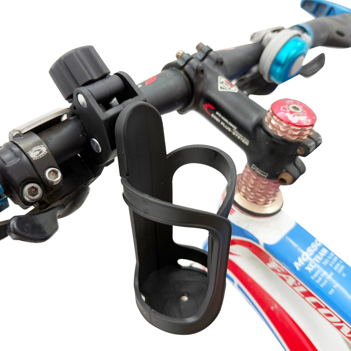Universal Bicycle & Stroller Cup Holder Nylon Drink Cage with 360° Rotation