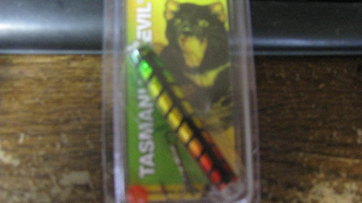 Tasmanian Devil Fishing Lures Set - 3 Brightly Painted Baits for Trout & Panfish