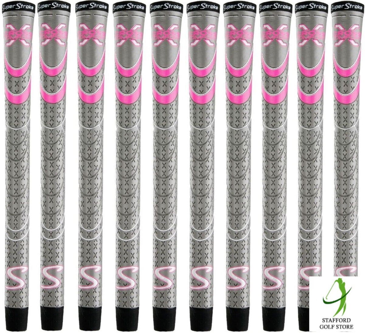 Golf Grip Set - Super Stroke Cross Comfort Undersize, Standard, Midsize & Jumbo