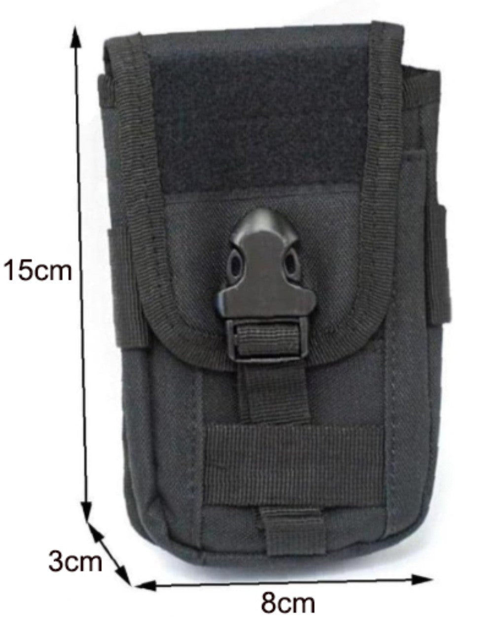 Tactical Molle Phone Pouch Cellphone Holder with Compartments & Adjustable Strap