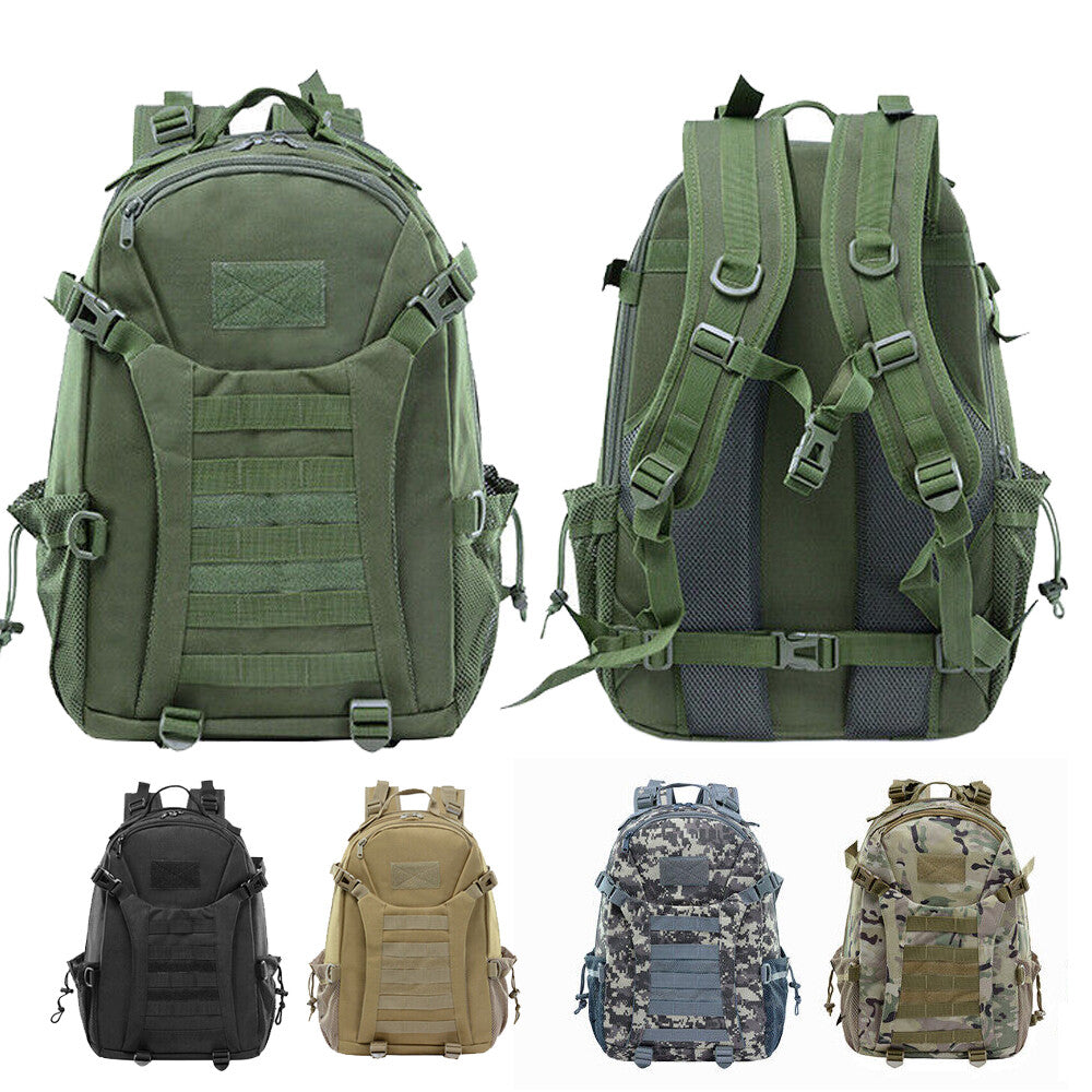 Military Tactical Backpack 28L Large Capacity Molle Daypack for Outdoor Hiking