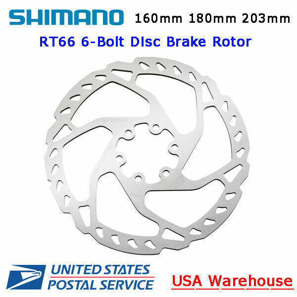 Mountain Bike Disc Brake Rotor Set 160mm-220mm 6-Bolt Stainless Steel