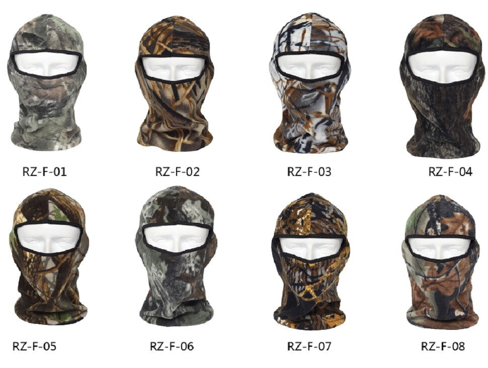 Unisex Thermal Fleece Balaclava Ski Mask Neck Warmer Windproof Face Cover