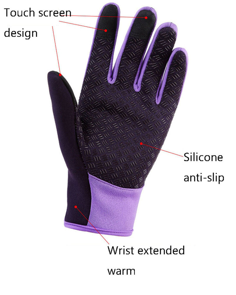 Winter Waterproof Windproof Cold Gloves for Men and Women - Snow Motorcycle Riding & Driving