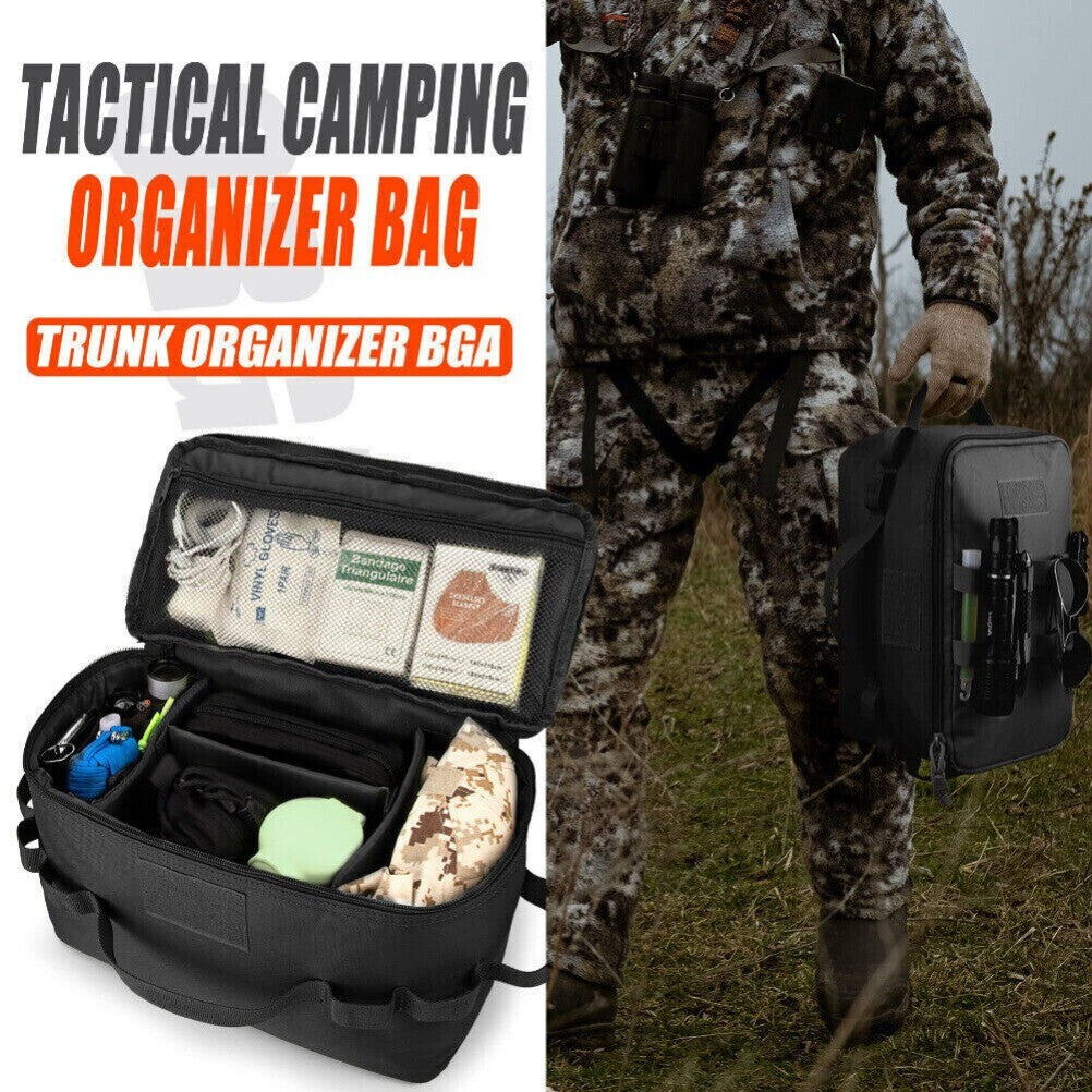 Outdoor Camping Storage Bag Utility Organizer Trunk for Cookware & Gear