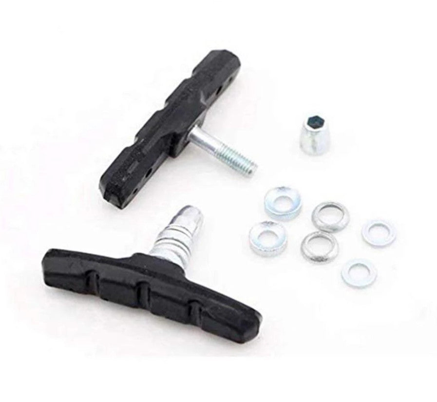High-Grade Bicycle V Brake Pads Set - 70mm Shoes for MTB, Road, City Bikes
