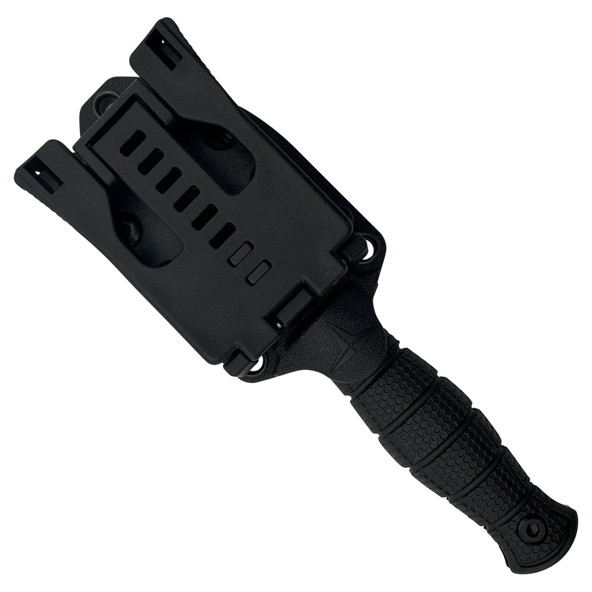 6.5-Inch Full Tang Tactical Fixed Blade Knife with MOLLE Webbing Clip