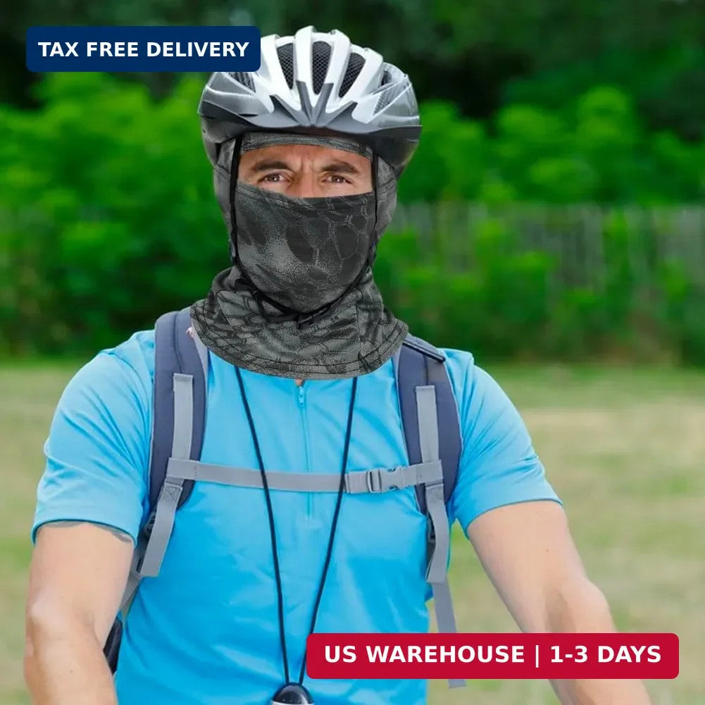 Camo Balaclava Ski Mask UV Face Cover for Motorcycle Hunting