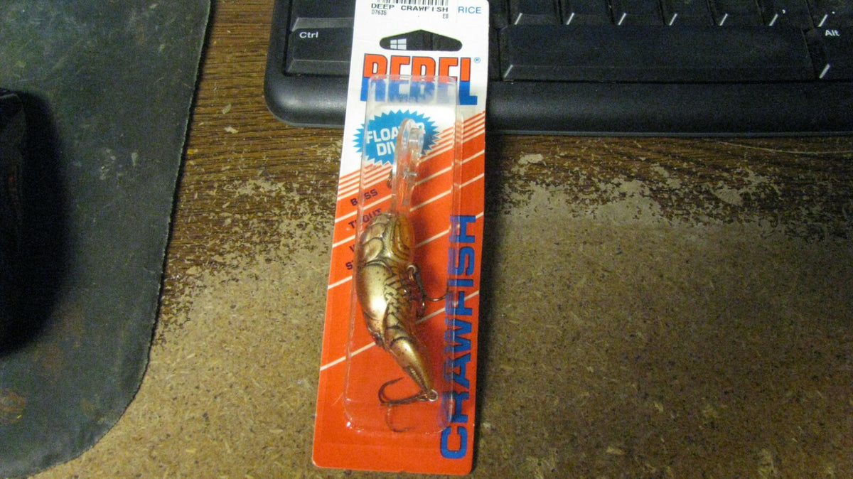 Deep Crawfish Fishing Lure - 3/8 oz NOS Bait for Bass & Crappie