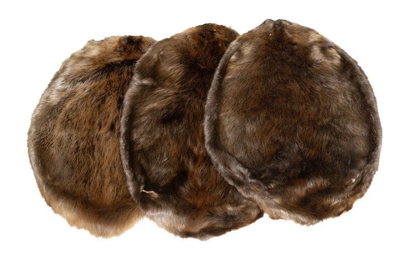 Genuine Tanned Beaver Pelt - Imperfect Grade, Soft Fur, All Sizes