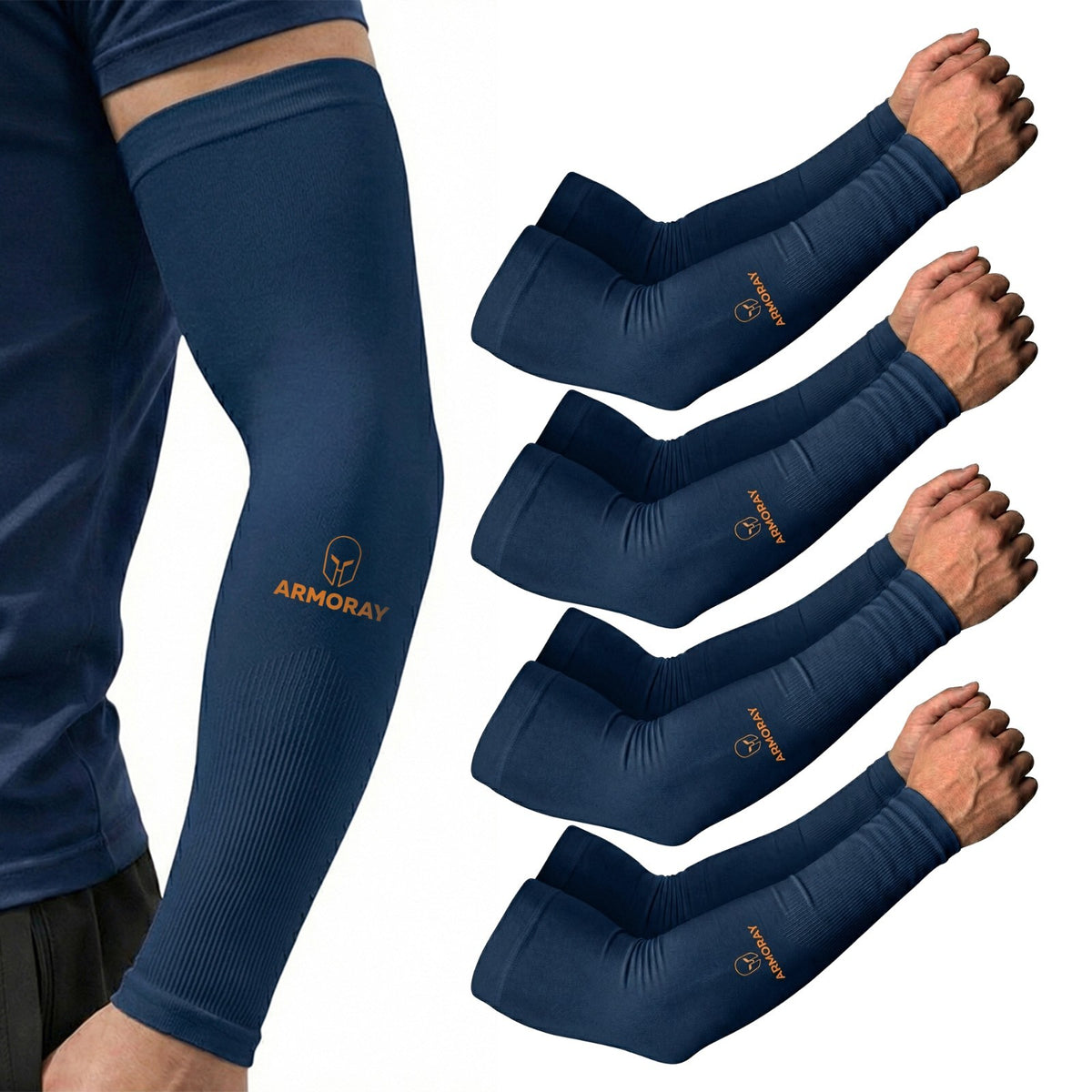 Tattoo Cover Up Arm Sleeves for Men & Women - UV Protection & Compression