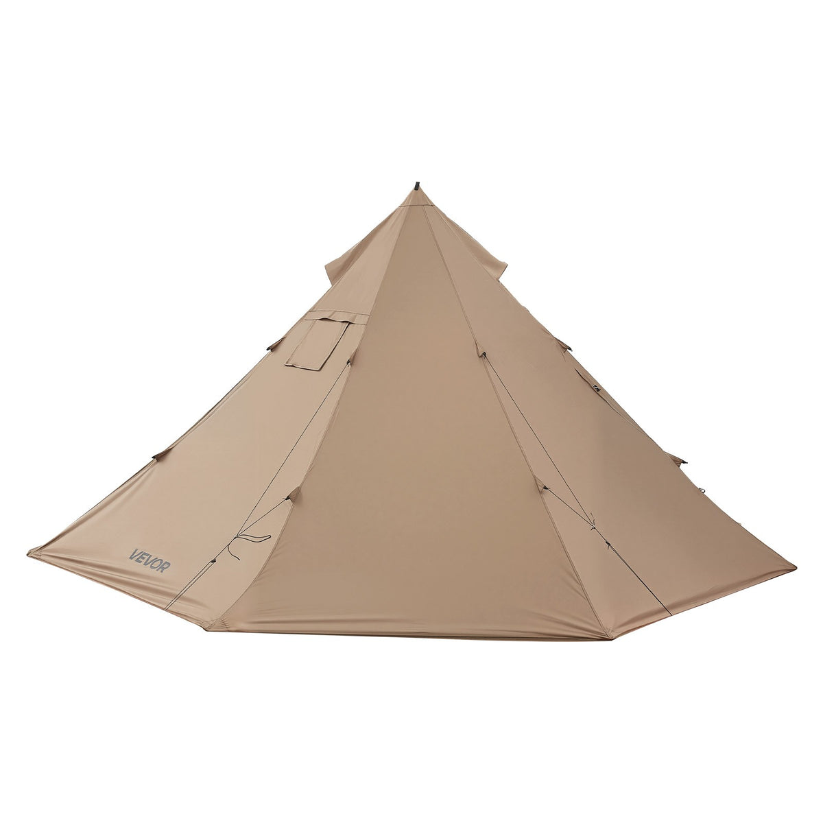 4 Person Camping Tipi Tent with Stove Jack - Lightweight Waterproof Shelter