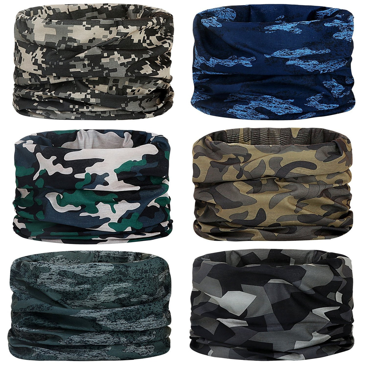 High-Quality Microfiber Neck Gaiter Face Mask for Outdoor Sports & UV Protection