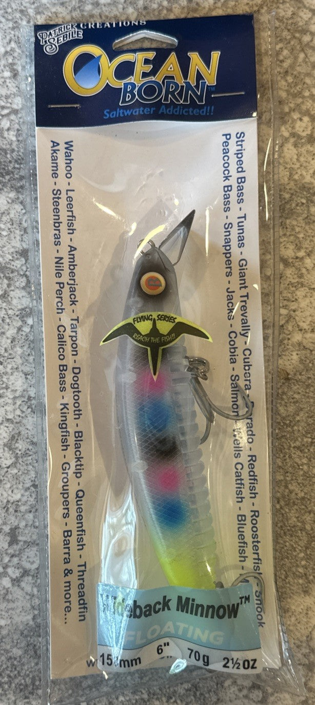 Ocean Born Wideback Minnow 150 Floating Bait for Fishing
