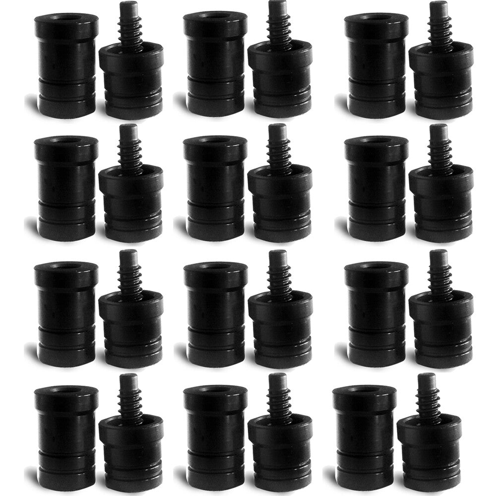 Joint Protectors 3/8 x 10 for Billiard Pool Cues – 6 or 12 Sets (Unbranded)