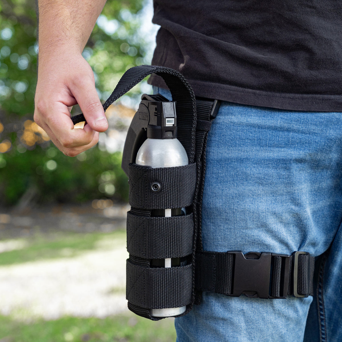 Drop Leg Holster for Tactical Gear - Heavy Duty Ballistic Nylon Adjustable Fit
