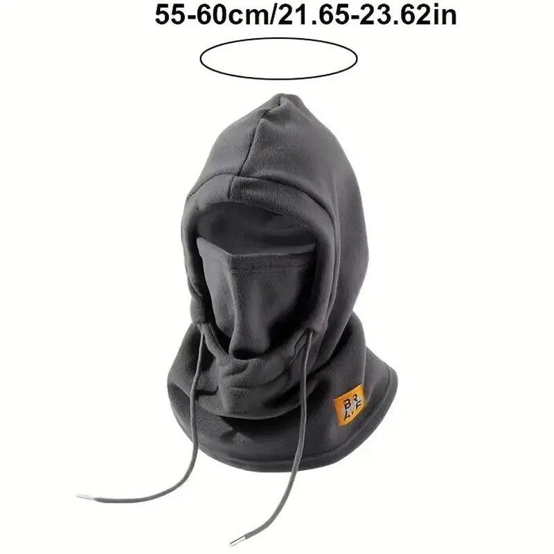 3-in-1 Winter Fleece Balaclava Hood Face Mask Neck Warmer Unisex