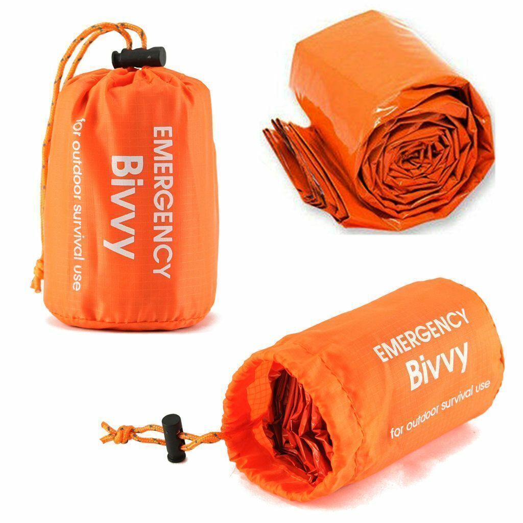 Emergency Thermal Sleeping Bags Waterproof Outdoor Survival Blankets Set