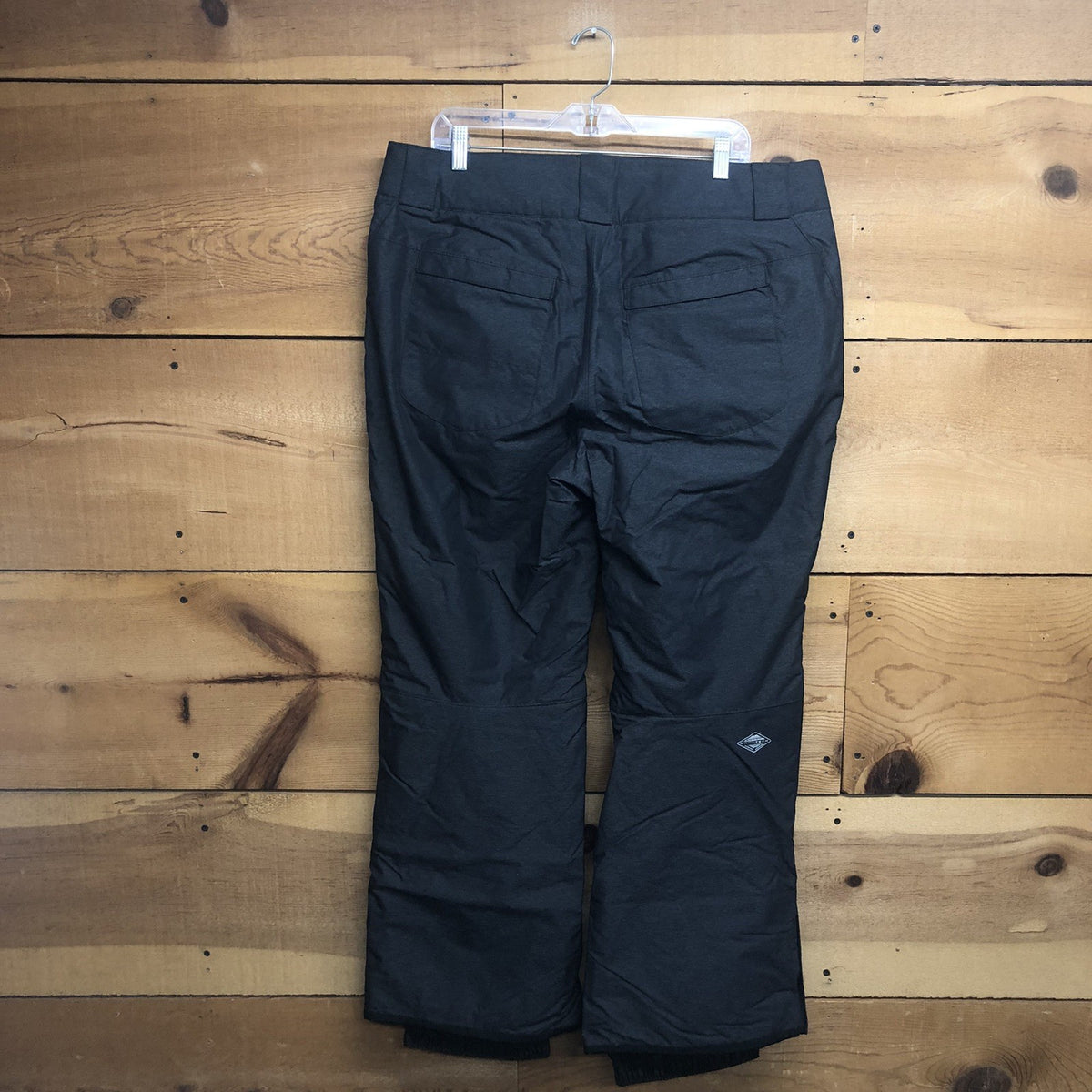 Women's Insulated Waterproof Snow Ski Pants - Black, Size 1XL