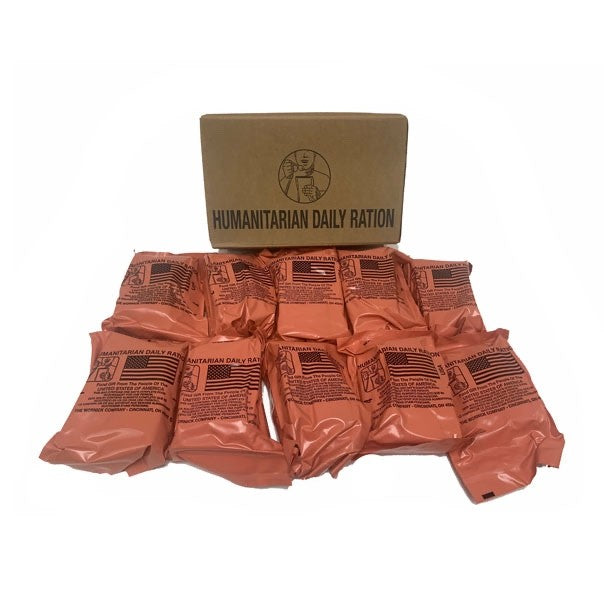 Emergency Food Rations - 20 Servings Military-Grade MRE Meals Case