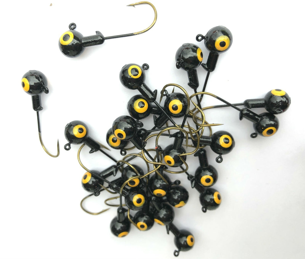 Fishing Jigheads Combo Set - 90 Pieces in Multiple Sizes for Crappie & Bass