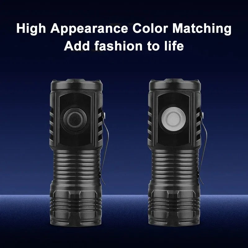 1200000LM USB Rechargeable LED Flashlight Super Bright Tactical Torch