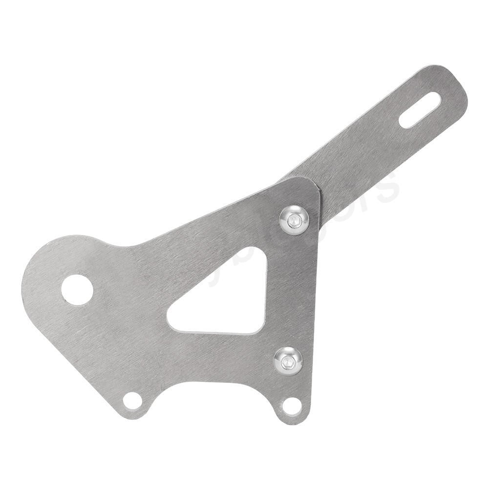 Rear Disc Brake Adapter for Razor Pocket Mod Electric Dirt Bike - Silver Aluminum