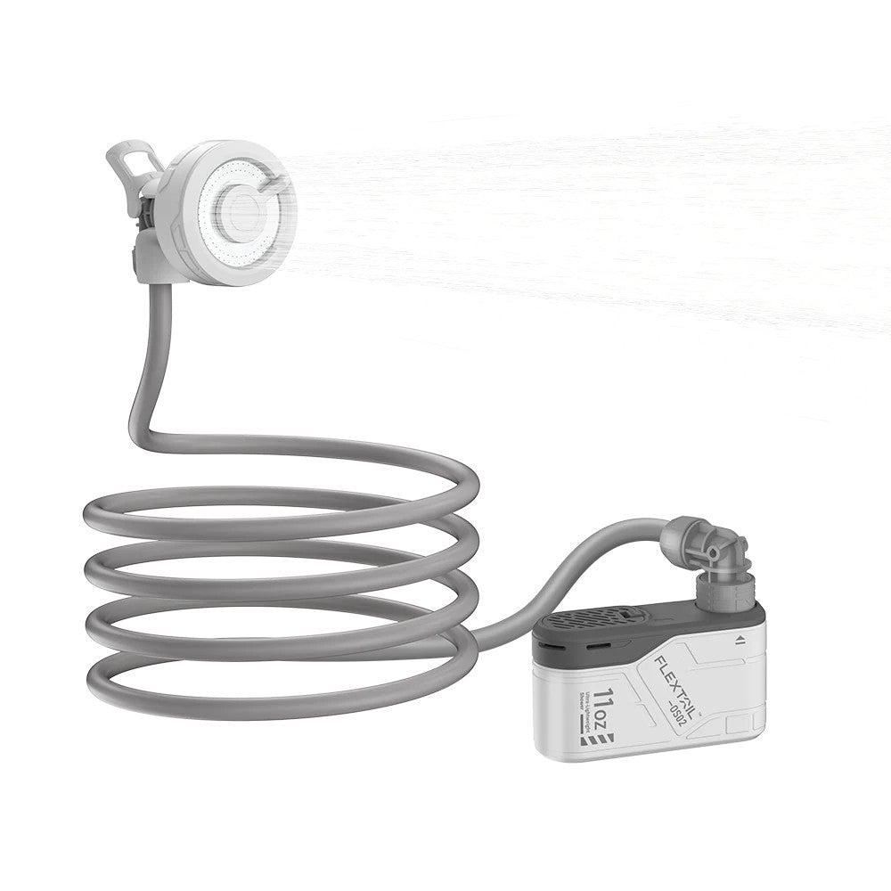Ultralight Rechargeable Portable Outdoor Shower with High-Flow & Detachable Filter