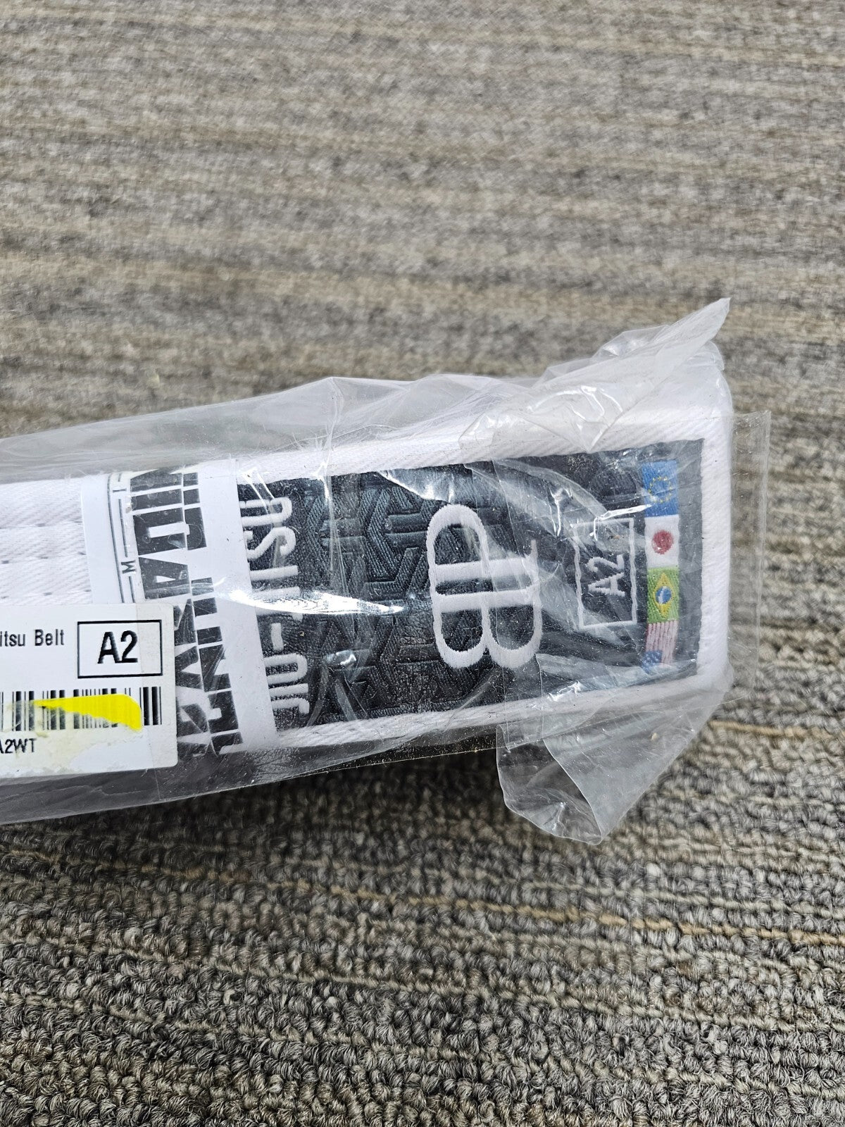 (QTY 3) White Belt for JiuJitsu MMA BJJ Gi - Adult Rank Training Gear