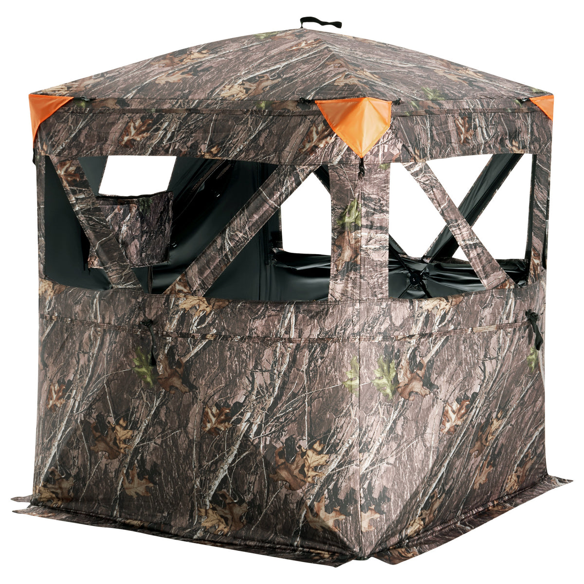 Ground Hunting Blind 270° with Mesh Windows for Deer & Duck - Weatherproof, Portable, 2-3 Person