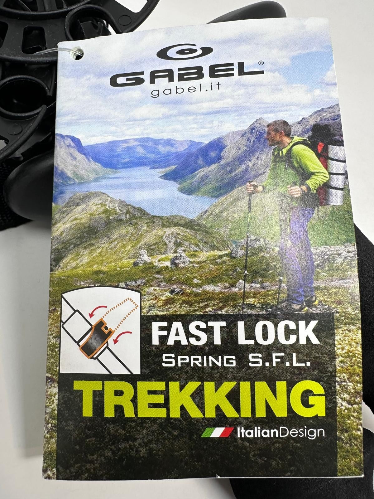 Gabel Mont Blanc Tour Lite Trekking Poles - Adjustable Aluminum Hiking Sticks