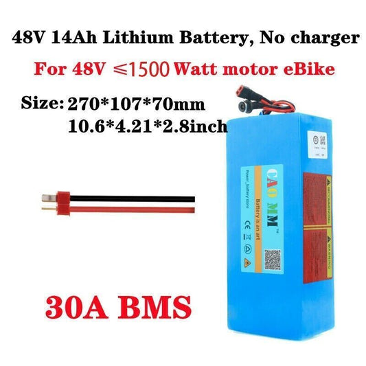 Electric Bicycle Battery 36V/48V 8Ah-20Ah for E-Bikes and Electric Bikes