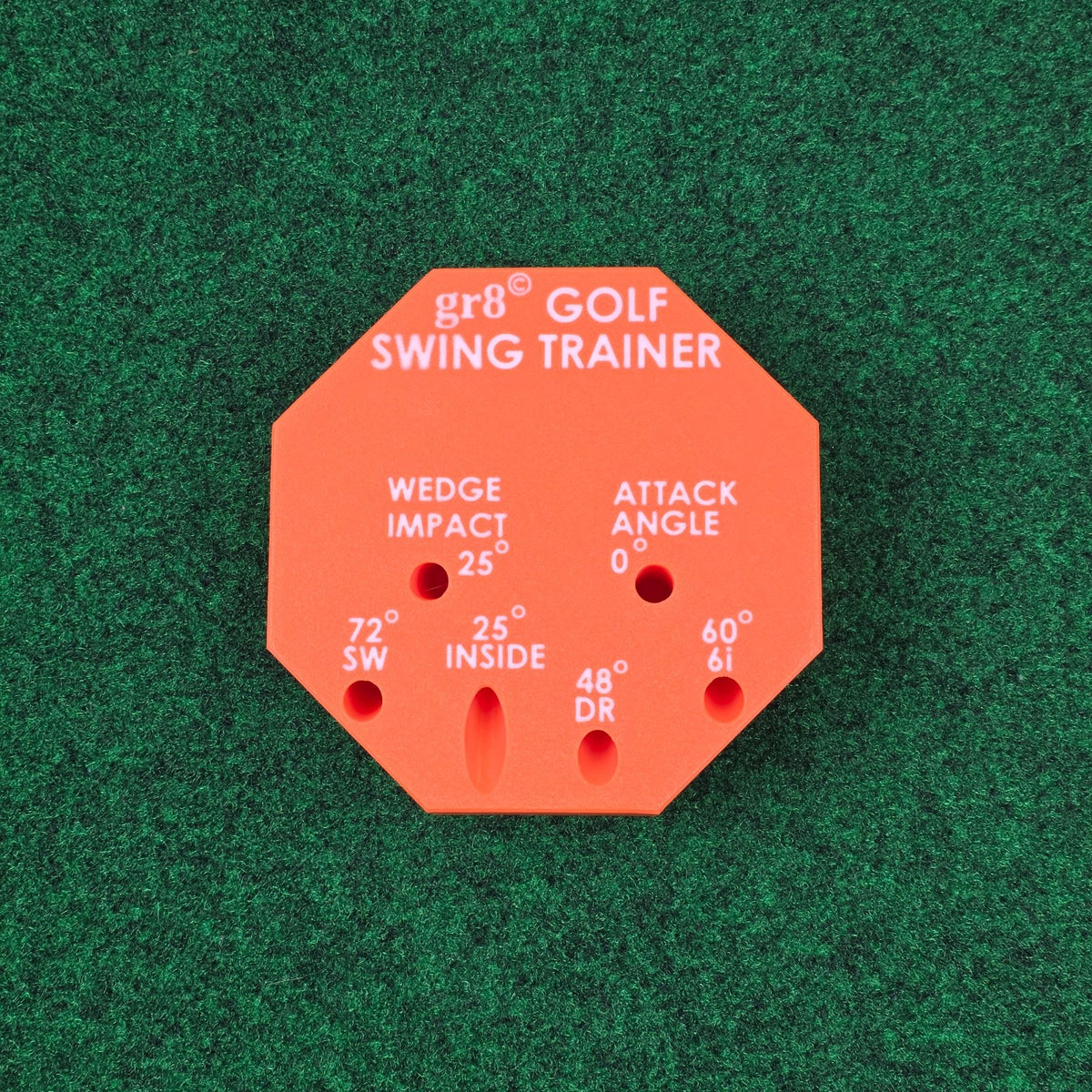 Compact Golf Swing Trainer with Alignment Stick - Weighted & Adjustable for Left/Right Hand