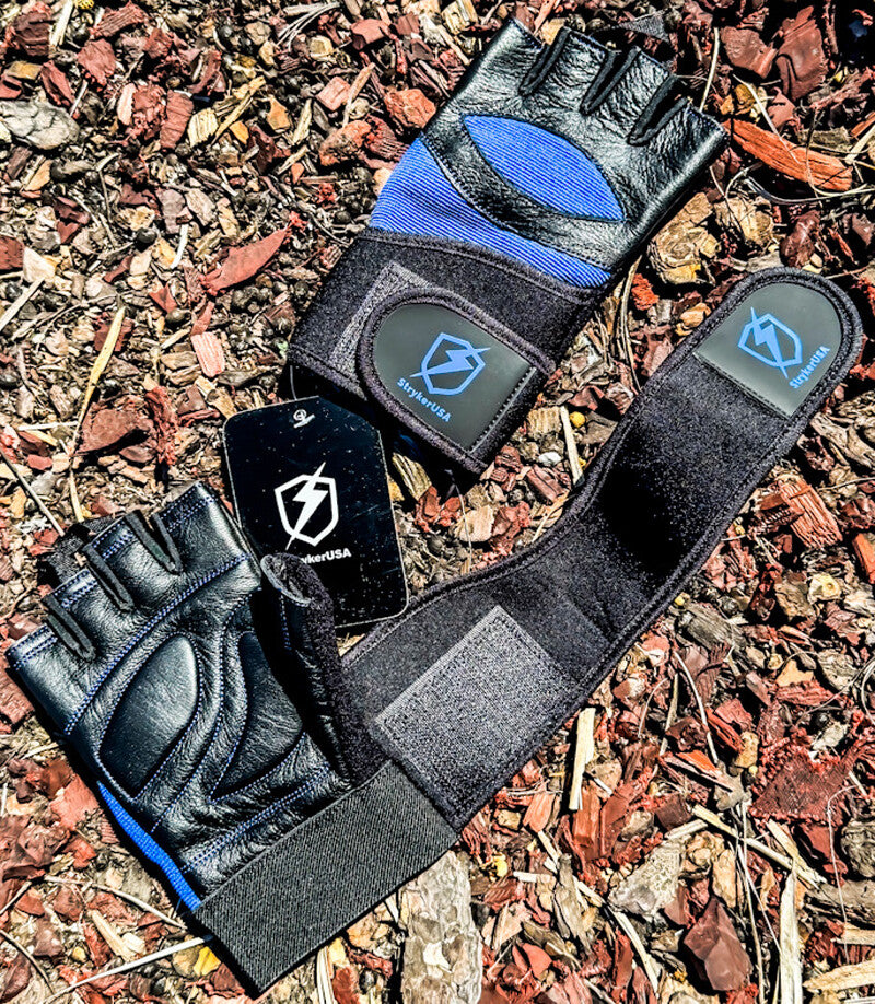 Unisex Leather Fingerless Cycling Gloves with Padded Wrist and Ventilation