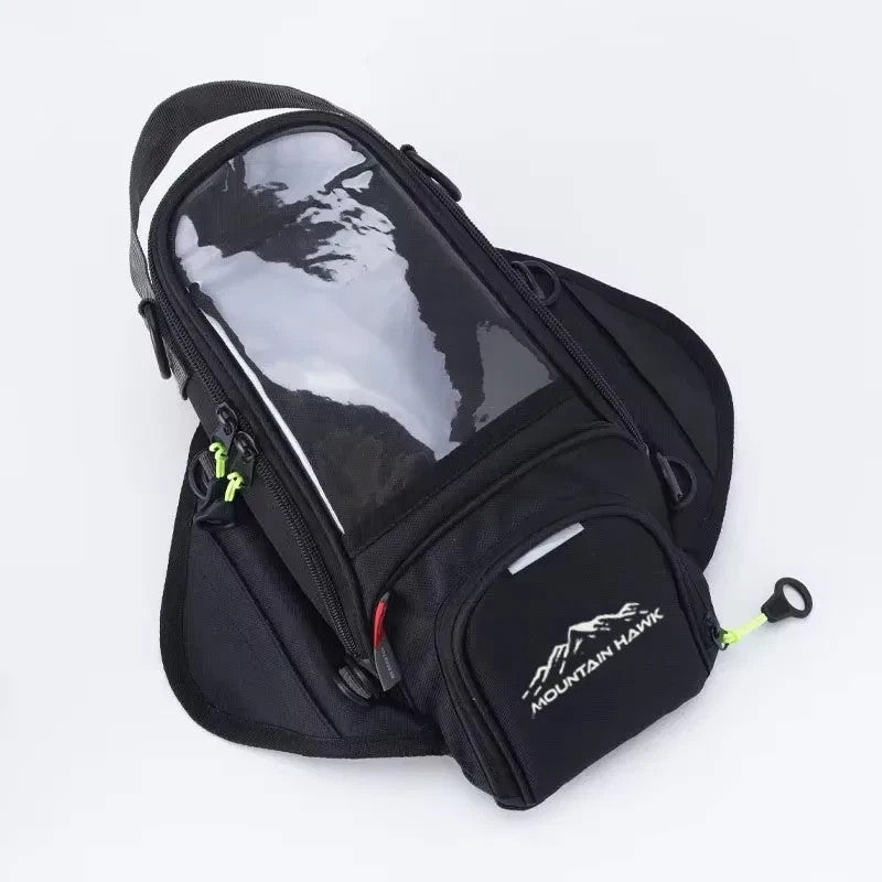 Motorcycle Fuel Tank Bag with Phone Holder Waterproof Storage for Navigation