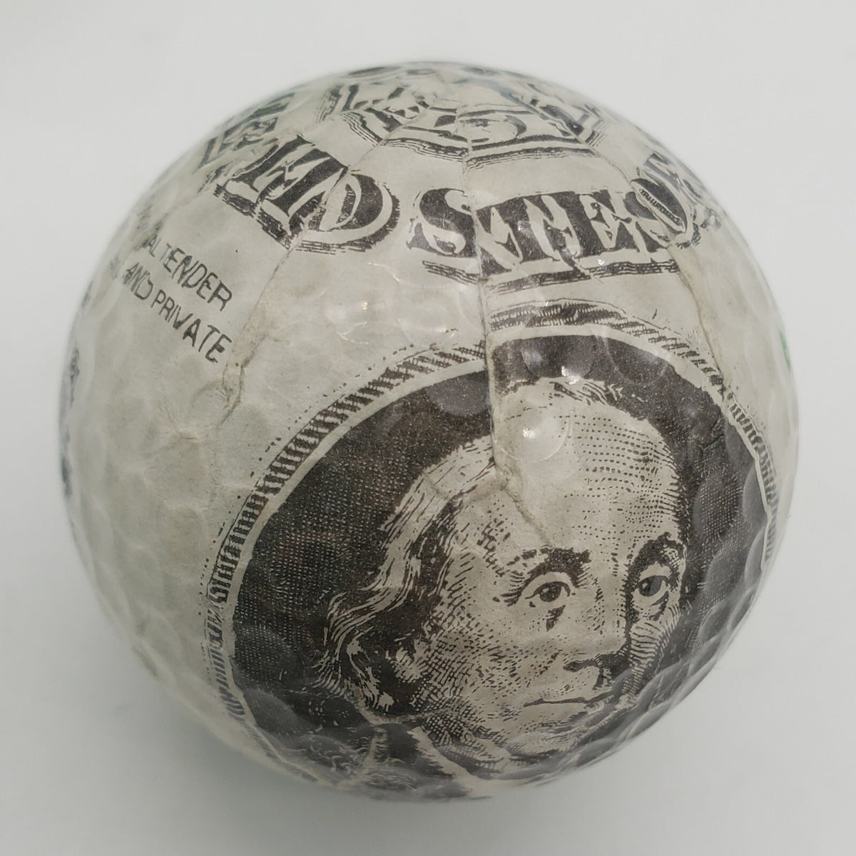 Golf Money Ball Set with US Mint Condition $100 Bills - Fun Golf Gift