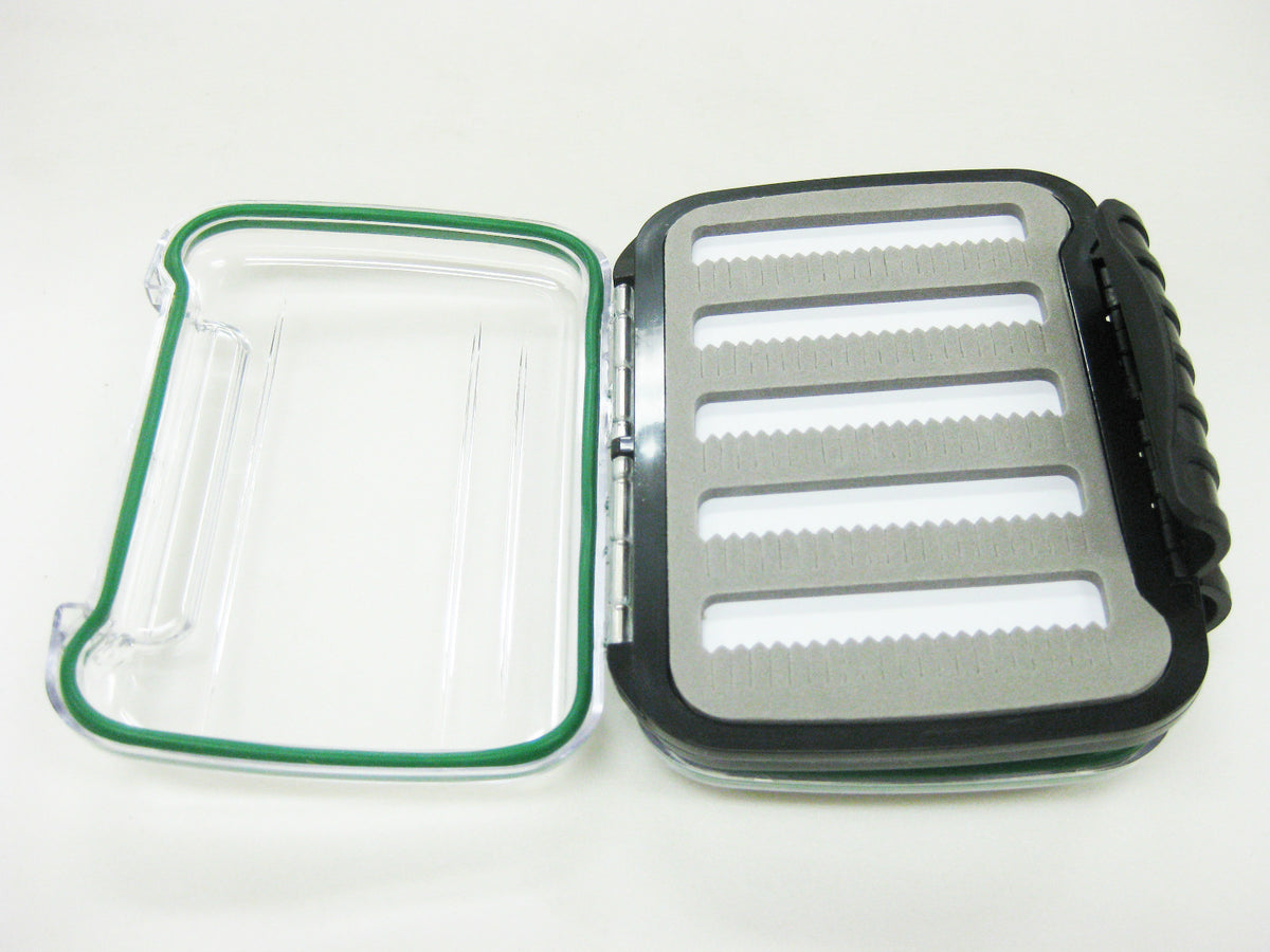 Waterproof Fly Fishing Tackle Box Double Side Foam 4.75x3.75x1.6 inches