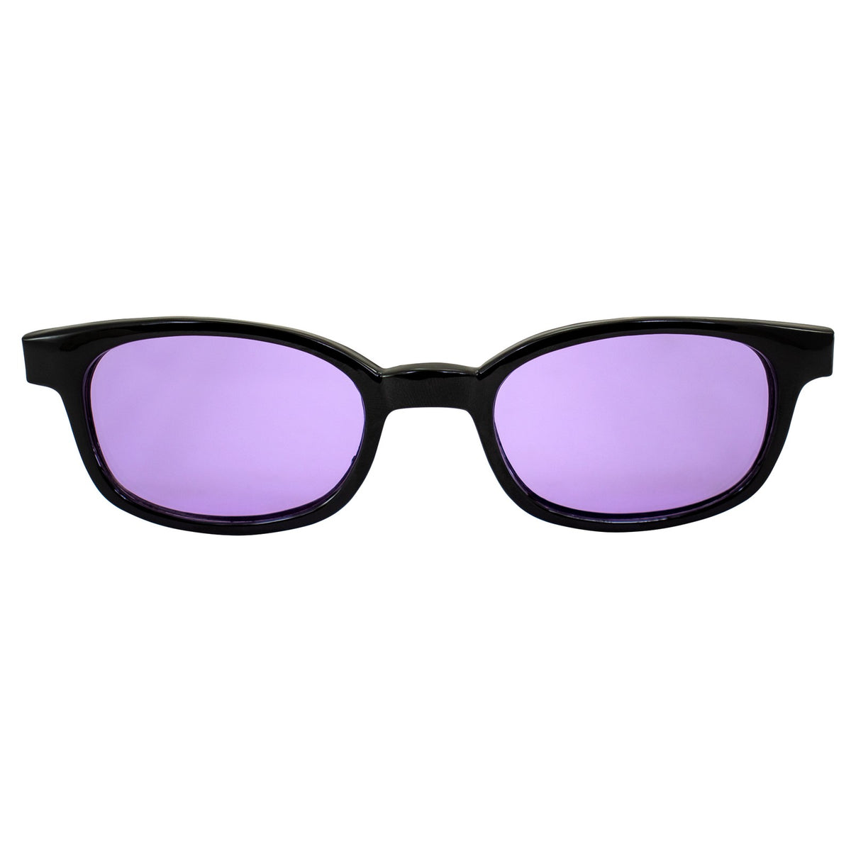 Purple Motorcycle Sunglasses with Pouch - Larger Fit for Bikers