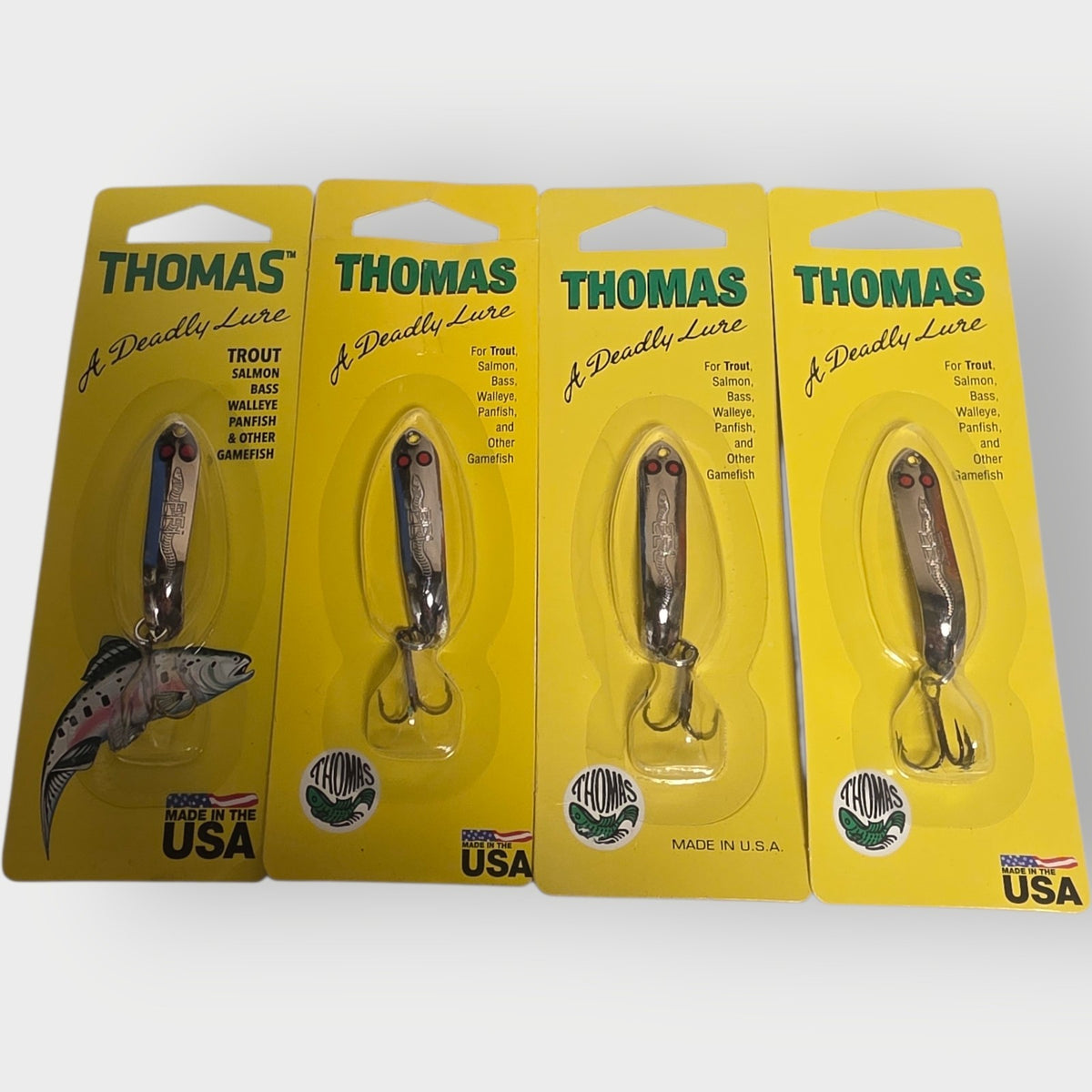 Fishing Spoon 3/4 oz. Saltwater-Resistant, Multiple Colors, Long Cast Design