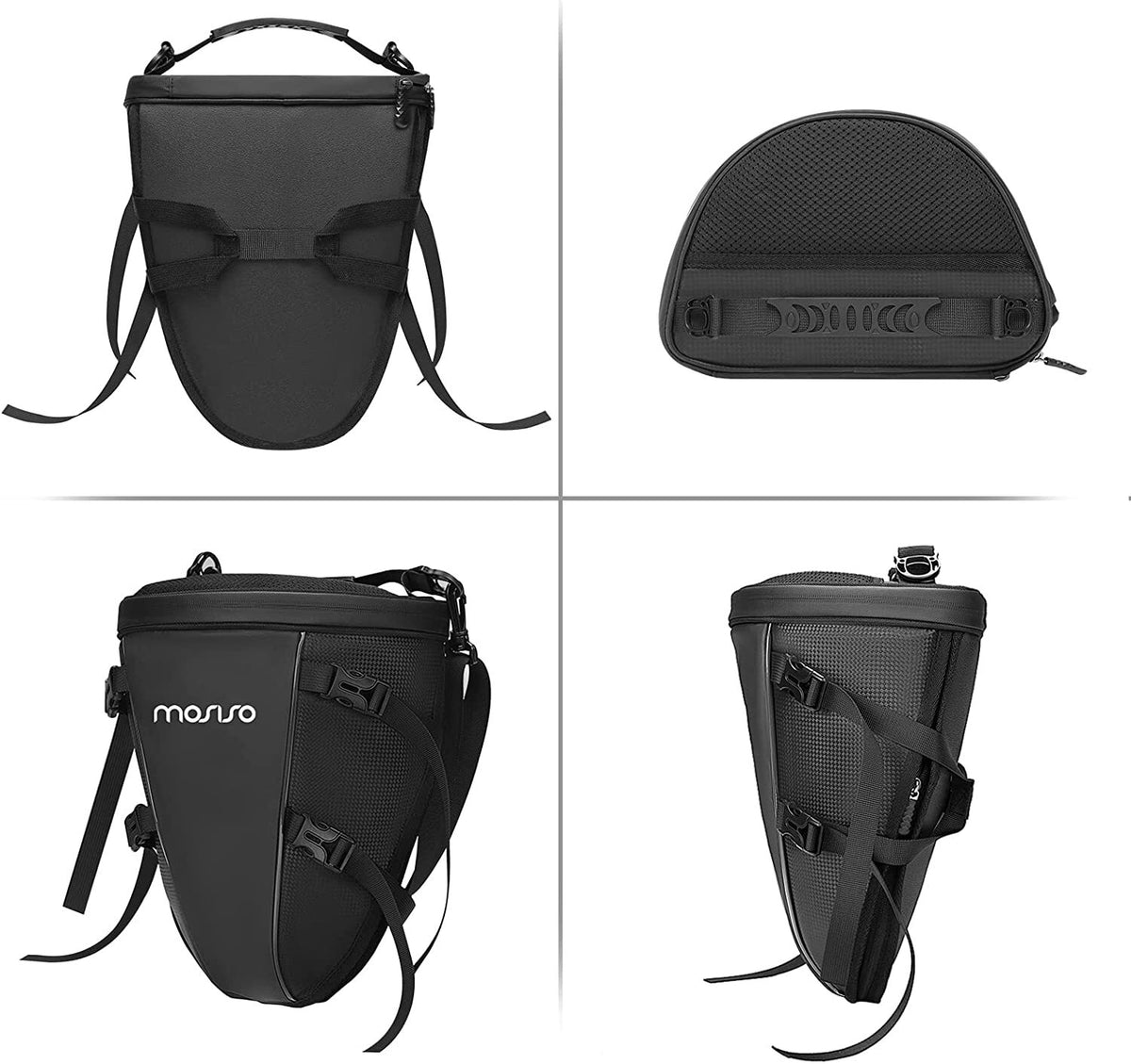 Waterproof Motorcycle Tail Bag 10L Rear Seat Storage Saddle Bag
