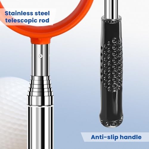 Telescopic Golf Ball Retriever 5.9ft to 15ft Lightweight Rustproof Steel