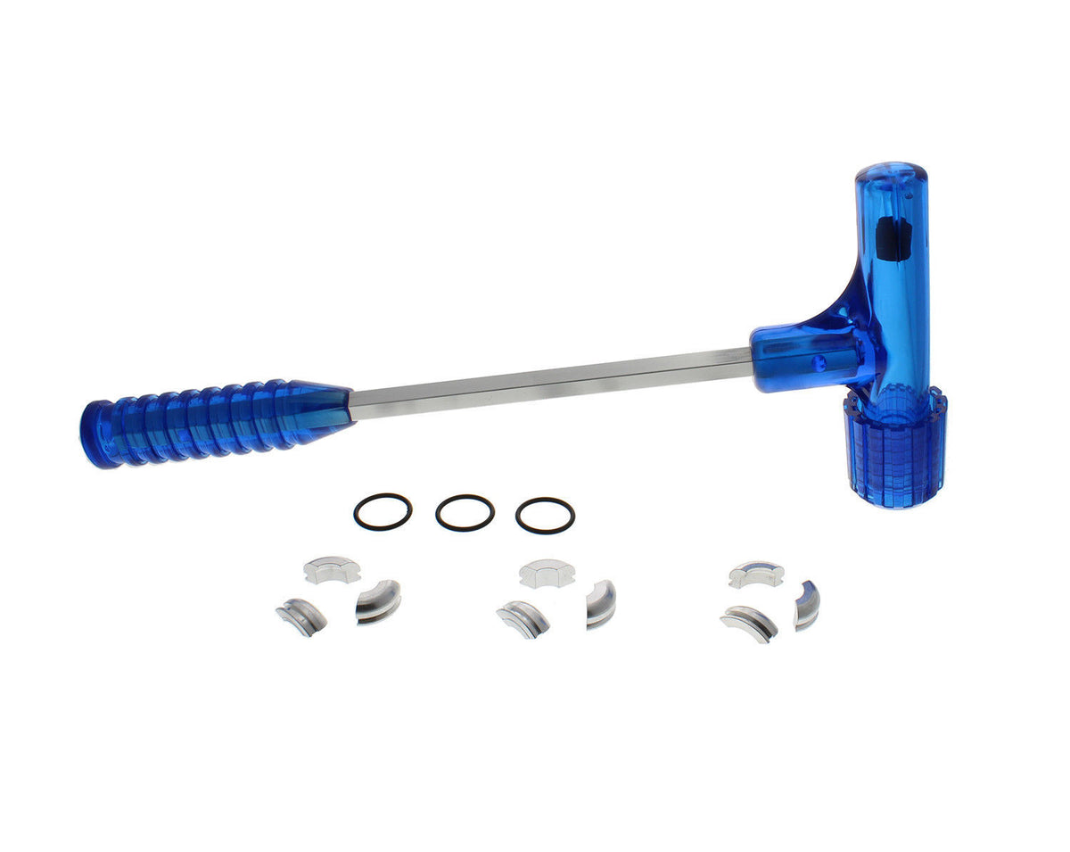 Impact Bullet Puller Tool with 3 Expandable Collets for Calibers .17 to .50