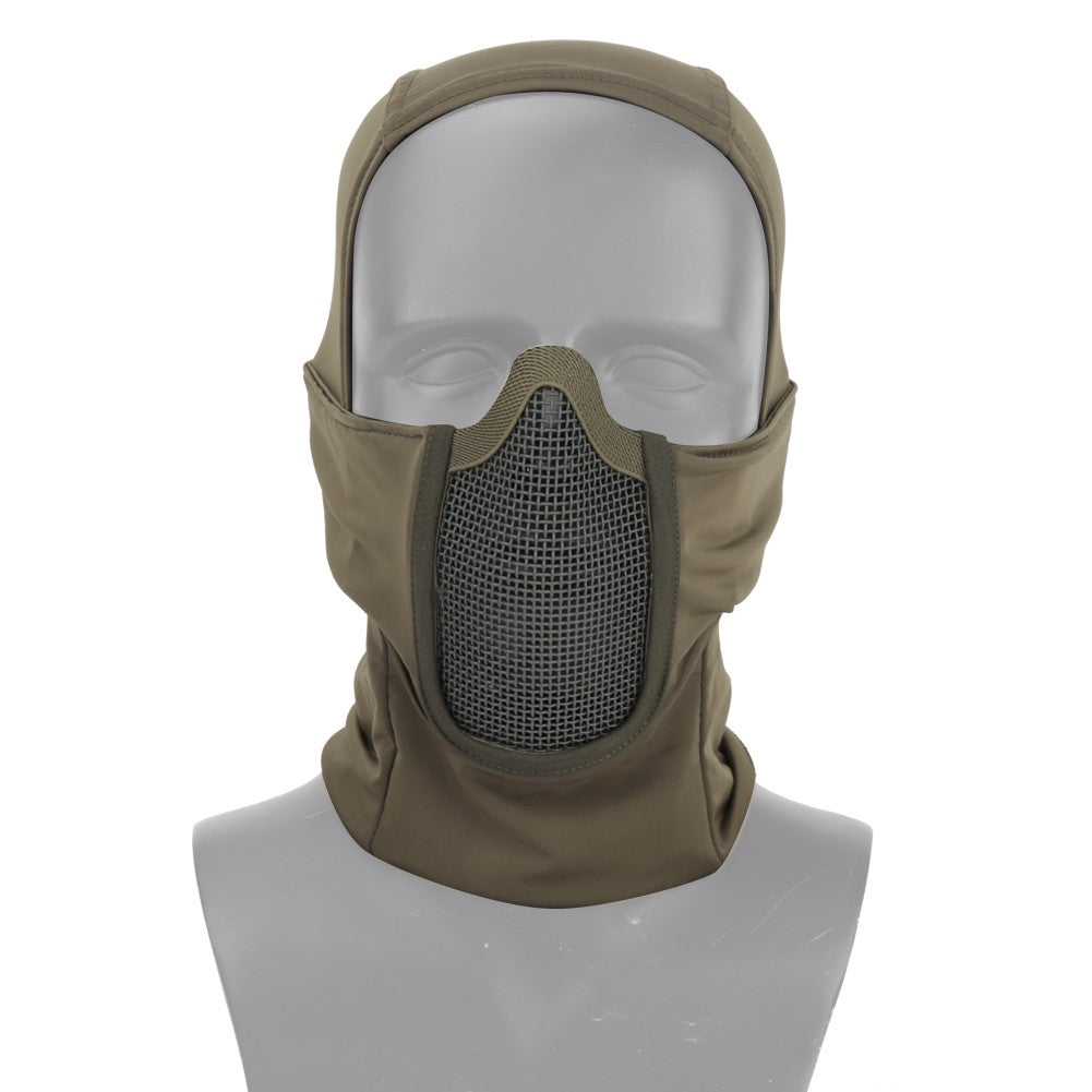 Tactical Balaclava with Steel Mesh Face Mask for Airsoft and Outdoor Sports