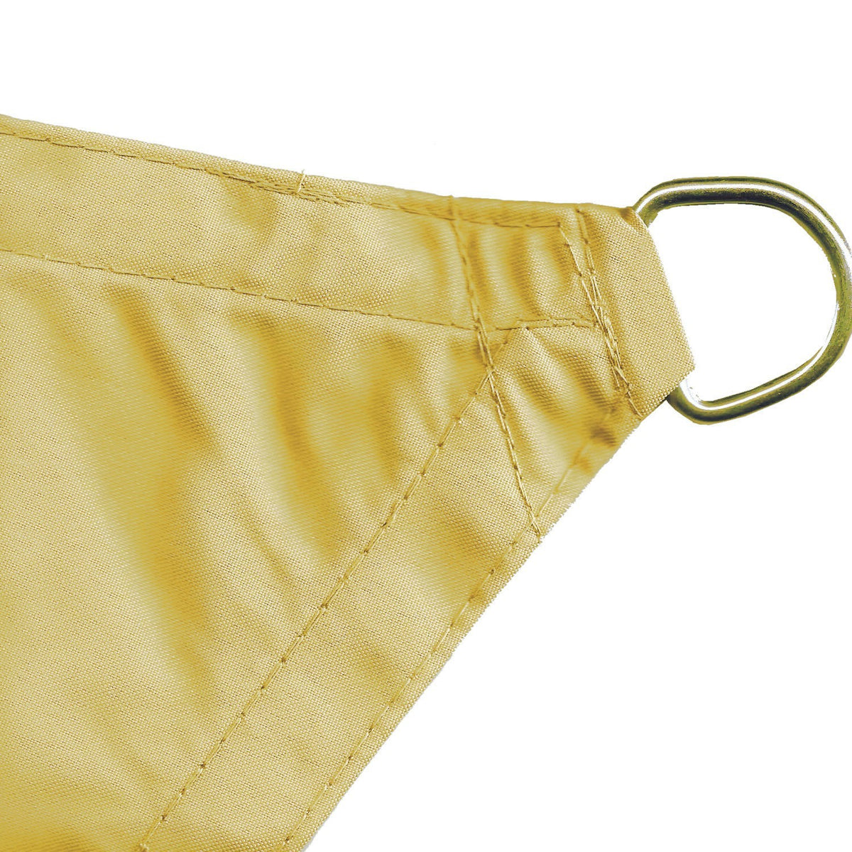 12' x 12' Triangle Waterproof Sun Shade Sail - Sand Beige Outdoor Canopy