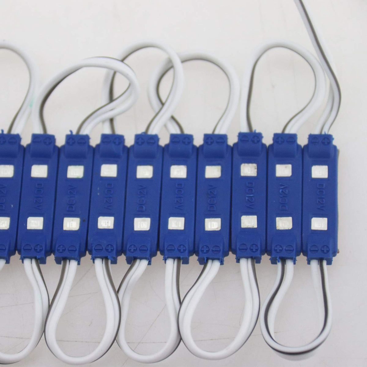 Waterproof 12V 2 LED Module Blue for Sign Advertising 200pcs