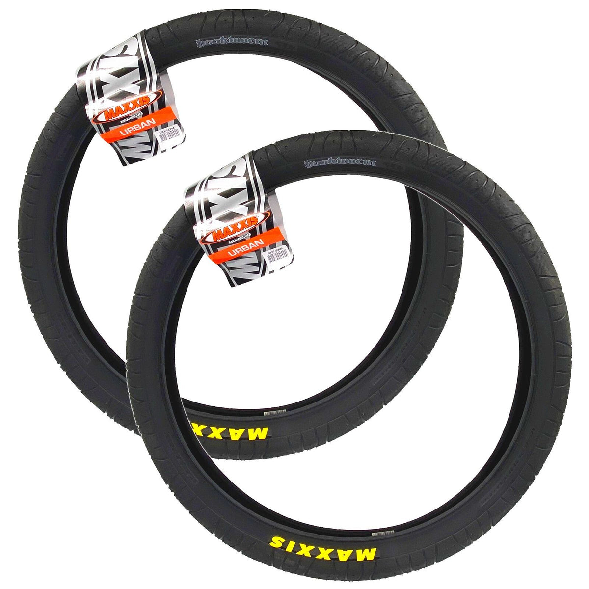 26-Inch x 2.5'' Bike Tires Pair - Maxxis Hookworm Urban Mountain