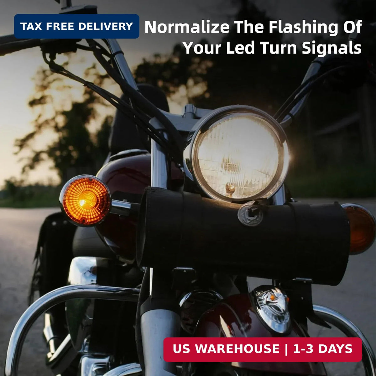 LED Turn Signal Load Equalizer for Harley Davidson Motorcycle - Plug & Play
