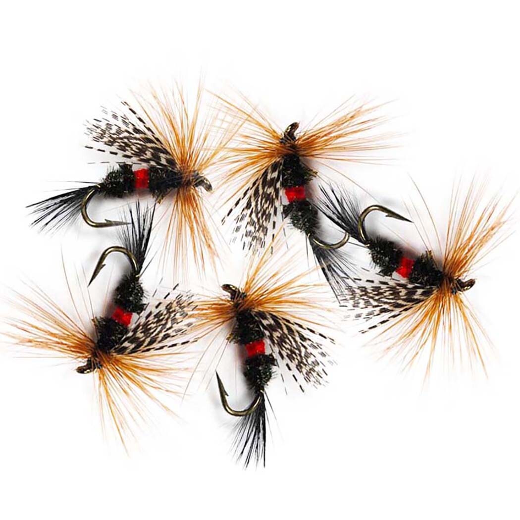 Artificial Fly Fishing Bait Lures Set for Trout Bass Wet Dry Flies Assortment